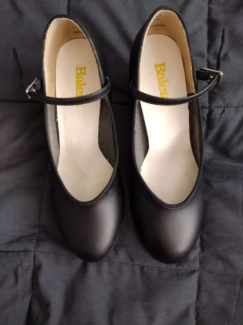 Balera Black Mary Jane Pumps Girls Size 6 M